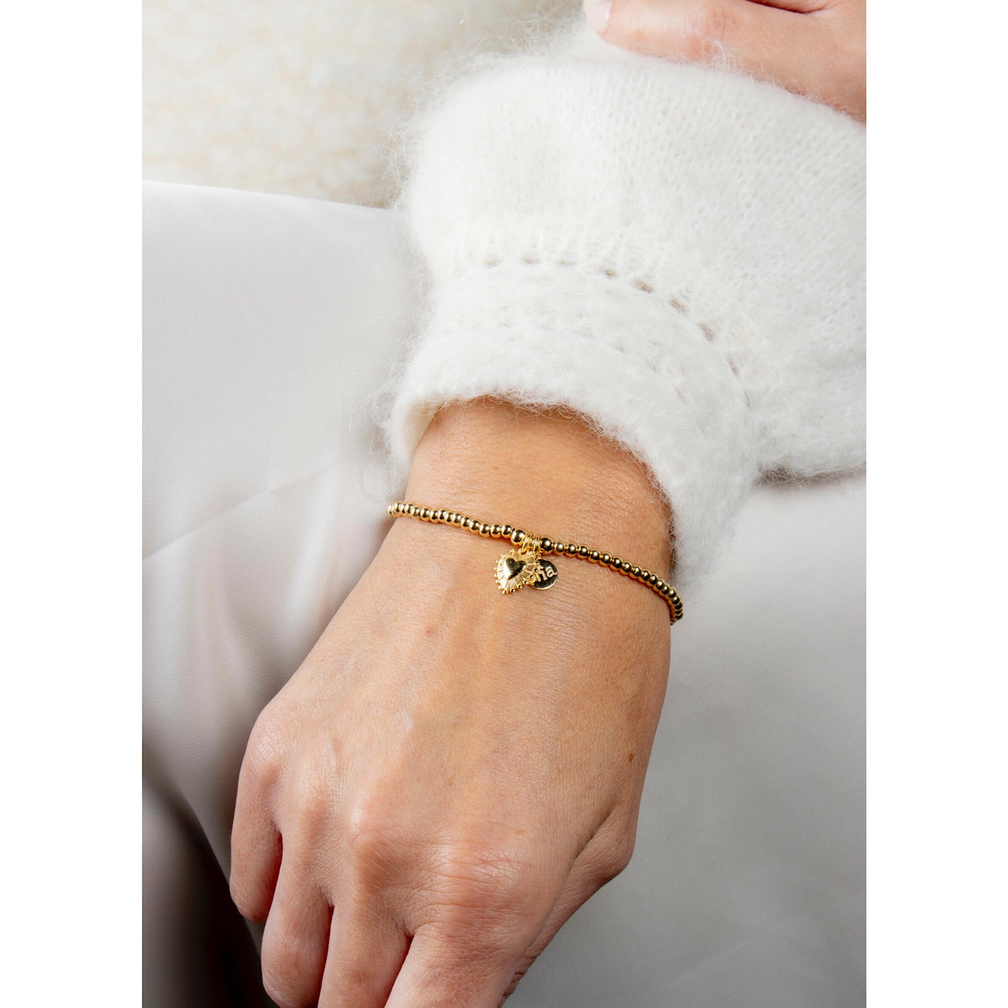 Olia Emmelise Heart Bracelet