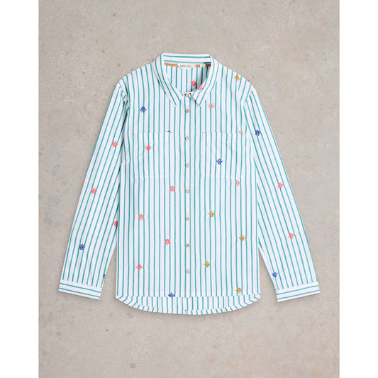 White Stuff Sophie Embroidered Shirt