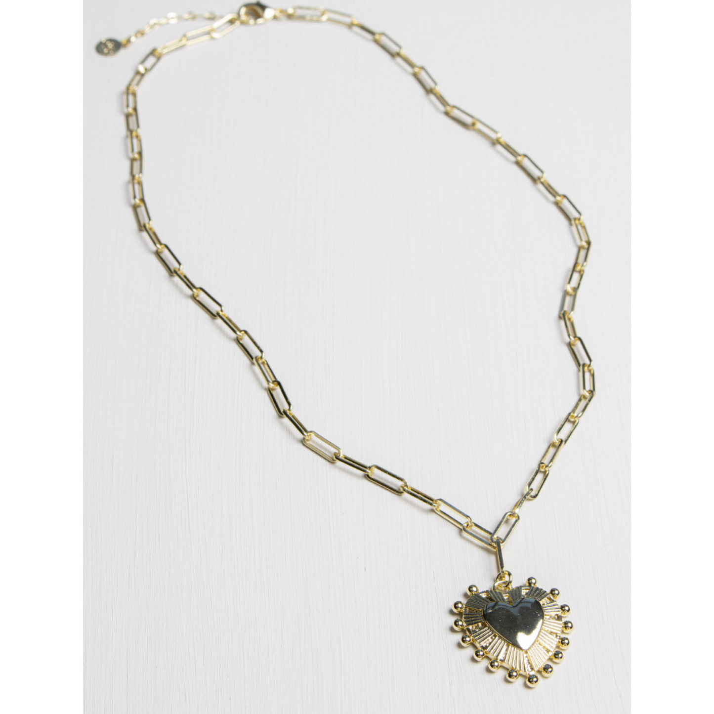 Olia Delilah Heart Necklace