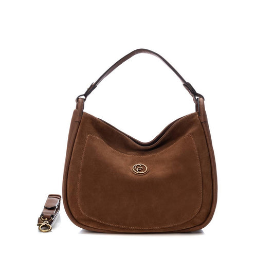 Carmela Camel Suede Bag