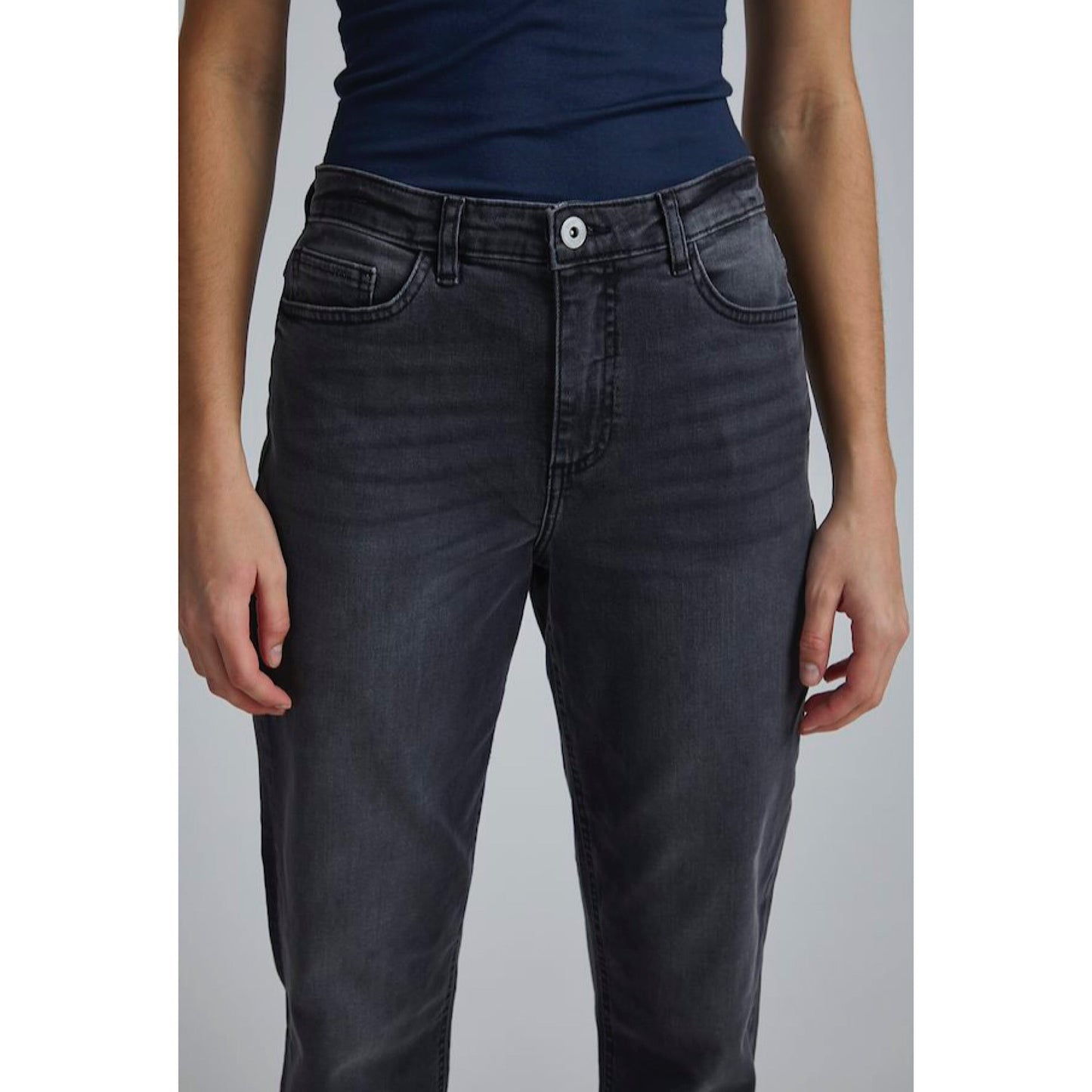 Ichi Twiggy Raven Washed Grey